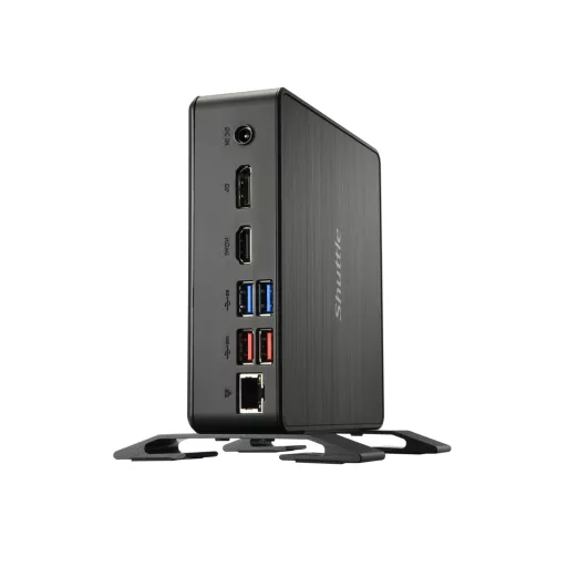 Shuttle NC40U7 PC/munkaállomás alapgép 0.84L sized PC Fekete i7-1255U Intel® SoC