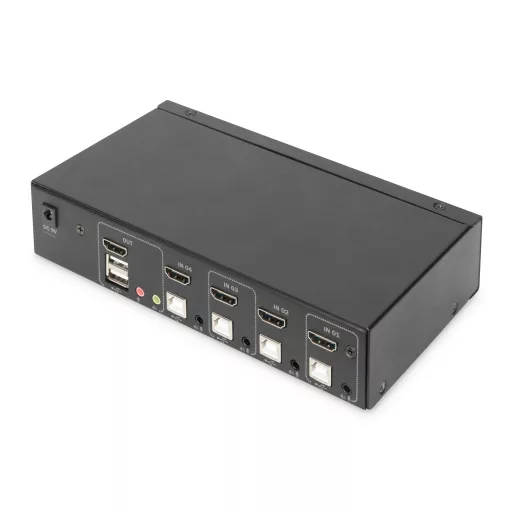 Digitus DS-12880 KVM kapcsoló Fekete