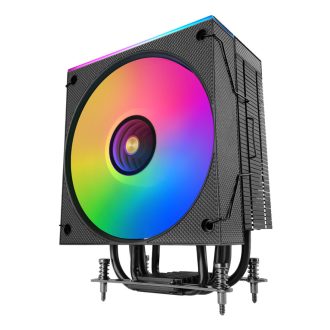 Mars Gaming MCPU-LCD Processzor Hűtő 12 cm Fekete 1 db