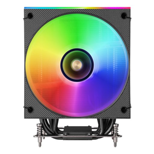 Mars Gaming MCPU-LCD Processzor Hűtő 12 cm Fekete 1 db