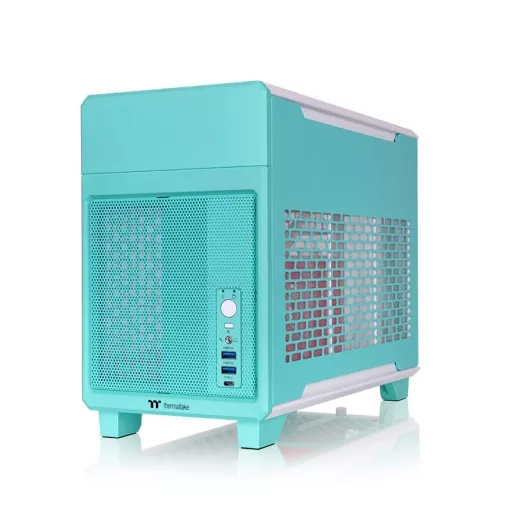 Thermaltake TR100 Mini Tower Mentazöld színű