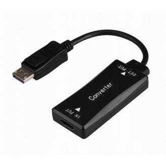   Gembird A-HDMIF30-DPM-01 video átalakító kábel 0,15 M HDMI A-típus (Standard) DisplayPort Fekete
