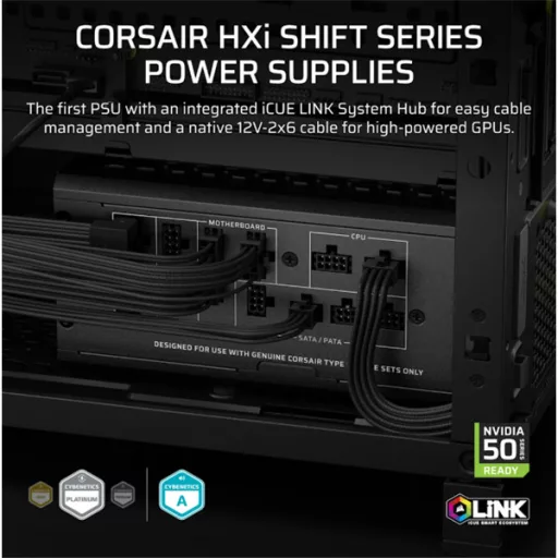 Corsair HX1500i 1500 W 24-pin ATX ATX Fekete