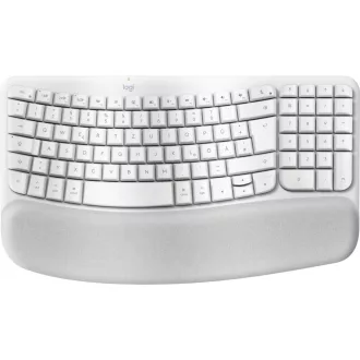   Logitech Wave Keys for Mac billentyűzet Otthoni/irodai Bluetooth QWERTZ Német Fehér
