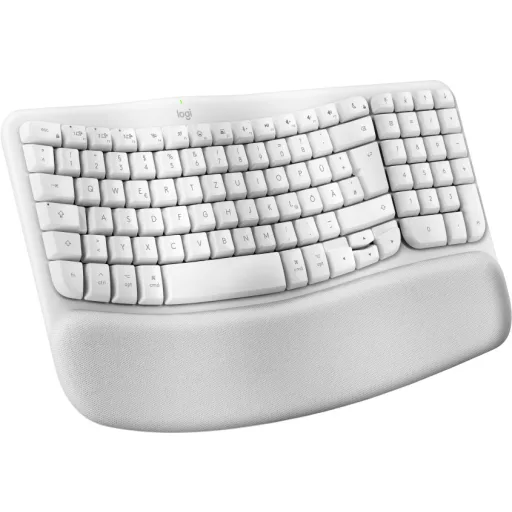 Logitech Wave Keys for Mac billentyűzet Otthoni/irodai Bluetooth QWERTZ Német Fehér