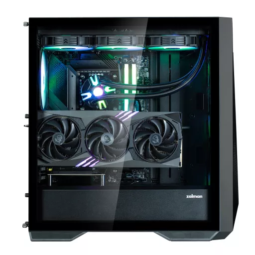 Zalman Z9 Iceberg MS Black Midi Tower Fekete
