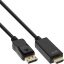 InLine 17185I video átalakító kábel 5 M DisplayPort HDMI A-típus (Standard) Fekete