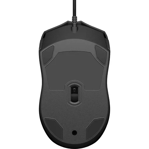 HP Wired Mouse 100 egér Irodai Kétkezes USB A típus Optikai 1600 DPI