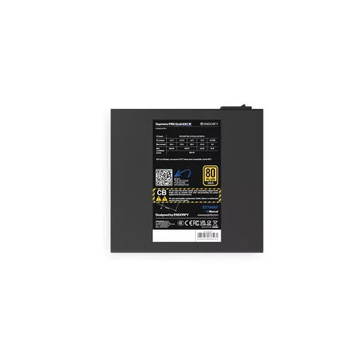 ENDORFY Supremo FM5 650 W 18+10 pin ATX ATX Fekete