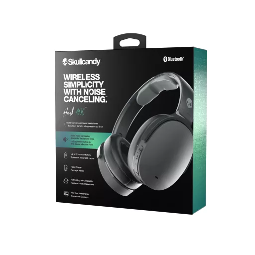 Skullcandy Hesh ANC Fejhallgató Vezetékes és vezeték nélküli Fejpánt Hívás/zene USB C-típus Bluetooth Fekete