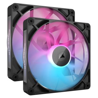 Corsair iCUE LINK RX140 RGB 14 cm Fekete 2 db