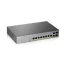 Zyxel GS1350-12HP-EU0101F hálózati kapcsoló Vezérelt L2 Gigabit Ethernet (10/100/1000) Ethernet-áramellátás (PoE) támogatása Szürke