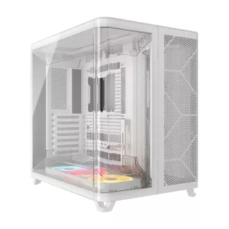 Corsair AIR 5400 LX-R RGB iCUE LINK Midi Tower Fehér