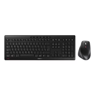   CHERRY JD-8550ES-2 billentyűzet Egér mellékelve Otthoni/irodai Vezeték nélküli RF QWERTY Spanyol Fekete