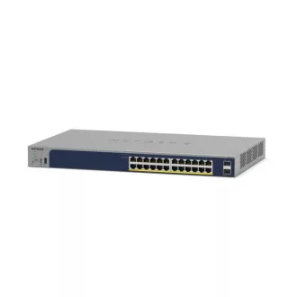   NETGEAR GS724TPv3 Vezérelt L2 Gigabit Ethernet (10/100/1000) Ethernet-áramellátás (PoE) támogatása Szürke