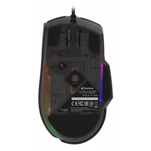 Sharkoon SGM35 egér Univerzális Jobbkezes USB A típus Optikai 6400 DPI