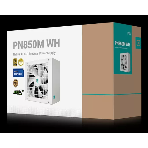 DeepCool PN850M 850 W 20+4 pin ATX ATX Fehér