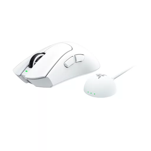 Razer DeathAdder V4 Pro egér Játék Jobbkezes RF Wireless + USB Type-A Optikai 45000 DPI