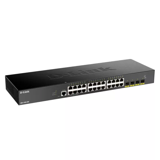 D-Link DGS-1250-28X Vezérelt L3 Gigabit Ethernet (10/100/1000) Fekete