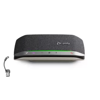   HP Poly Sync 20-M Speakerphone USB-C/A Adapter kihangosító PC Fekete