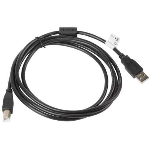Lanberg CA-USBA-11CC-0018-BK USB kábel USB 2.0 1,8 M USB B Fekete