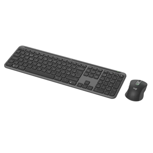 Logitech 920-012503 billentyűzet Egér mellékelve Irodai RF vezeték nélküli + Bluetooth QWERTZ Svájc Grafit