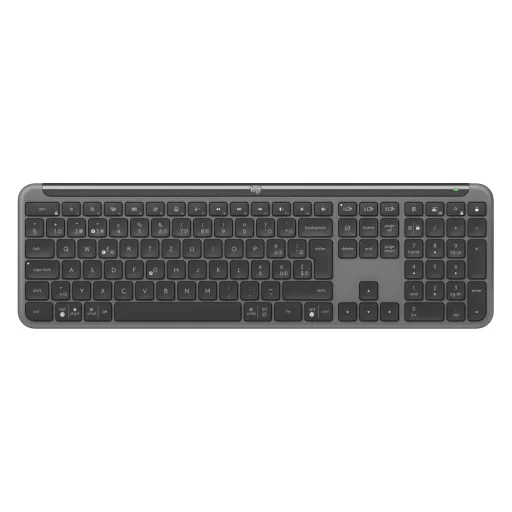 Logitech 920-012503 billentyűzet Egér mellékelve Irodai RF vezeték nélküli + Bluetooth QWERTZ Svájc Grafit