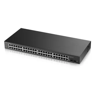   Zyxel GS1900-48-EU0102F hálózati kapcsoló L2 Gigabit Ethernet (10/100/1000) Fekete