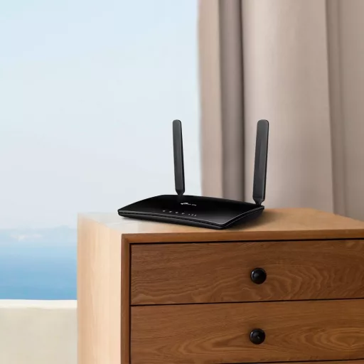 TP-Link TL-MR6400 vezetéknélküli router Fast Ethernet Egysávos (2,4 GHz) 4G Fekete