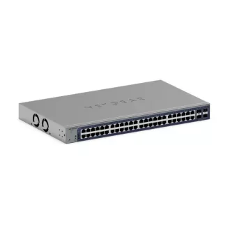   NETGEAR GS752TX Vezérelt Gigabit Ethernet (10/100/1000) 1U Szürke