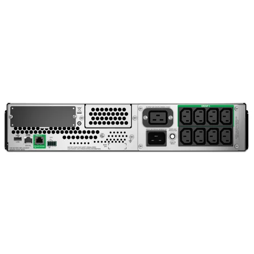 APC Smart-UPS 2200VA LCD RM 2U 230V with SmartConnect szünetmentes tápegység (UPS) Vonal interaktív 2,2 kVA 1980 W 9 AC kimenet(ek)