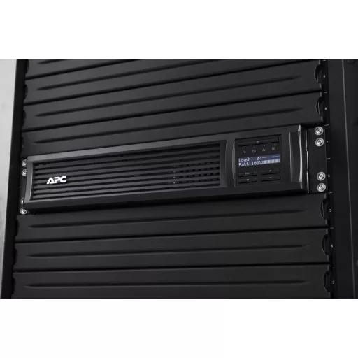 APC Smart-UPS 2200VA LCD RM 2U 230V with SmartConnect szünetmentes tápegység (UPS) Vonal interaktív 2,2 kVA 1980 W 9 AC kimenet(ek)