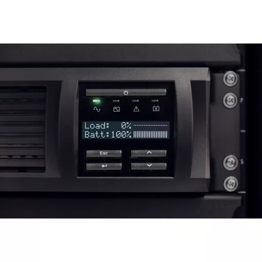 APC Smart-UPS 2200VA LCD RM 2U 230V with SmartConnect szünetmentes tápegység (UPS) Vonal interaktív 2,2 kVA 1980 W 9 AC kimenet(ek)