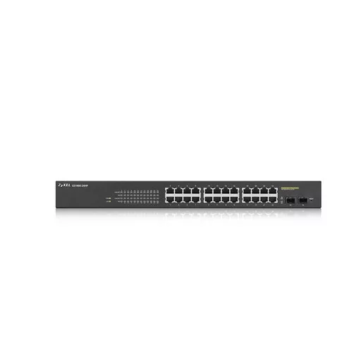 Zyxel GS1900-24HP Vezérelt Gigabit Ethernet (10/100/1000) 1U Fekete