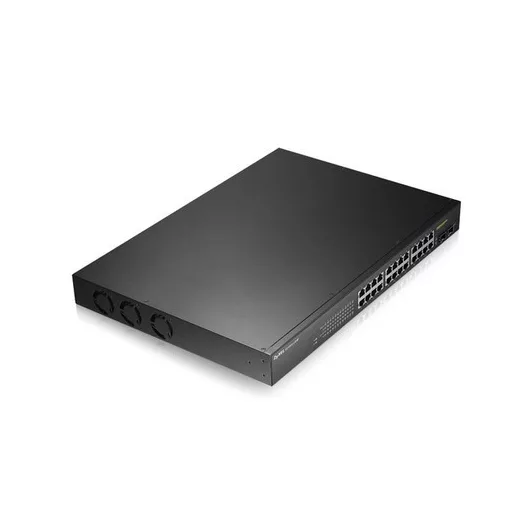 Zyxel GS1900-24HP Vezérelt Gigabit Ethernet (10/100/1000) 1U Fekete