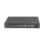 Lanberg RSFE-16P-2C-150 hálózati kapcsoló Beállítást nem igénylő (unmanaged) Gigabit Ethernet (10/100/1000) Ethernet-áramellátás (PoE) támogatása 1U Fekete