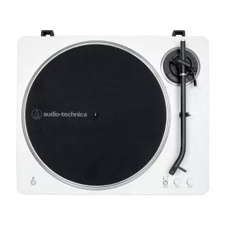   Audio-Technica AT-LP70XBT Szíj általi meghajtással működő lemezjátszó Ezüst, Fehér Teljesen automata