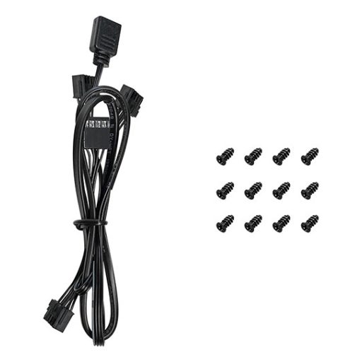 DeepCool FL12R-3 IN 1 12 cm Fekete 3 db