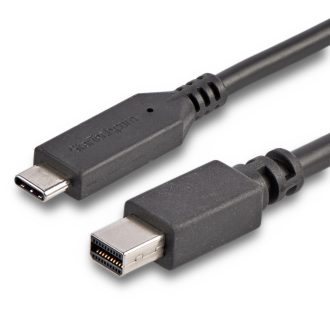   StarTech.com CDP2MDPMM6B video átalakító kábel 1,8 M USB C-típus Mini DisplayPort Fekete