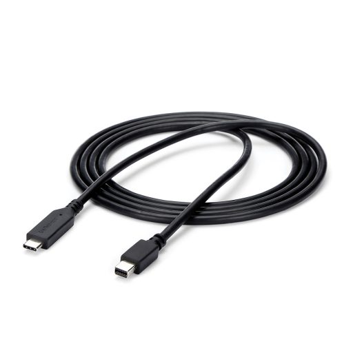 StarTech.com CDP2MDPMM6B video átalakító kábel 1,8 M USB C-típus Mini DisplayPort Fekete