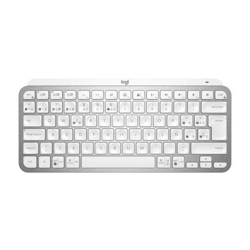 Logitech 920-010491 billentyűzet Irodai RF vezeték nélküli + Bluetooth QWERTY Spanyol Szürke