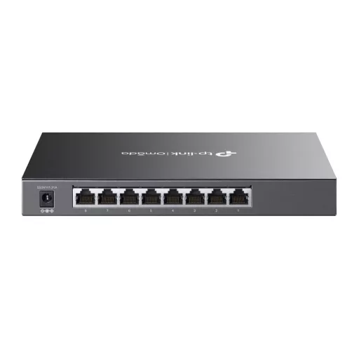 TP-Link Omada TL-SG2008P Vezérelt L2/L2+ Gigabit Ethernet (10/100/1000) Ethernet-áramellátás (PoE) támogatása Fekete