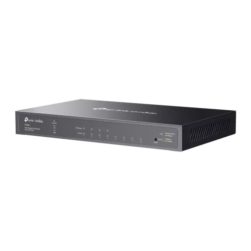 TP-Link Omada TL-SG2008P Vezérelt L2/L2+ Gigabit Ethernet (10/100/1000) Ethernet-áramellátás (PoE) támogatása Fekete