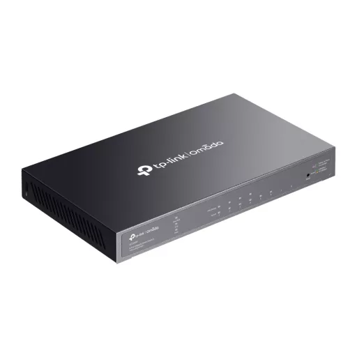 TP-Link Omada TL-SG2008P Vezérelt L2/L2+ Gigabit Ethernet (10/100/1000) Ethernet-áramellátás (PoE) támogatása Fekete