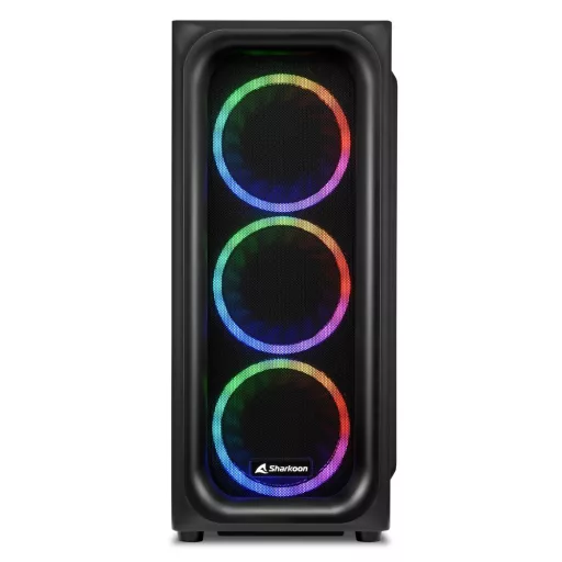 Sharkoon TK5M RGB ATX Asztali Fekete