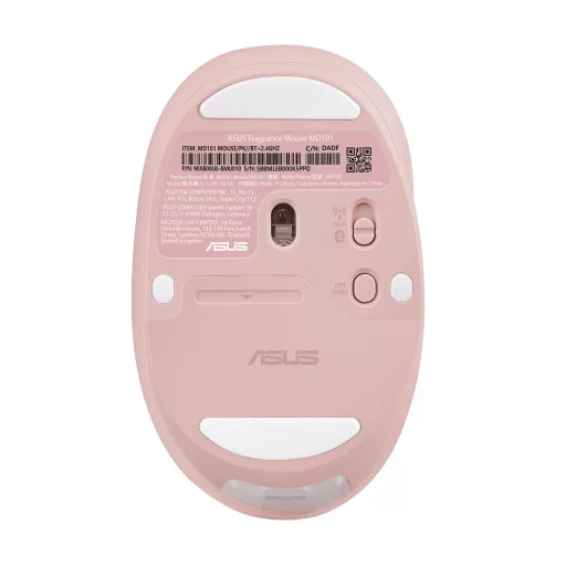 ASUS Fragrance Mouse MD101 egér Otthoni Kétkezes RF vezeték nélküli + Bluetooth Optikai 2400 DPI