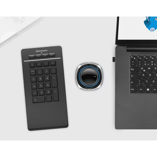3Dconnexion Numpad Pro numerikus billentyűzet Bluetooth/USB/RF Wireless Fekete