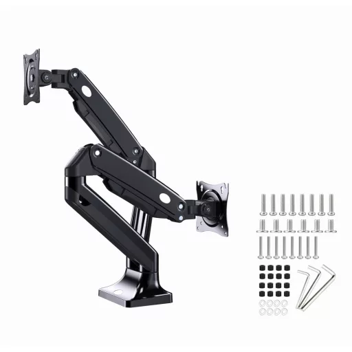 Gembird MA-DA2-03 asztali TV konzol 88,9 cm (35") Fekete