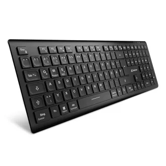   Sharkoon OfficePal K30W bk billentyűzet Otthoni/irodai USB QWERTZ Német Fekete