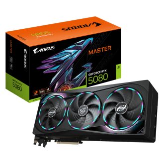   GIGABYTE AORUS GeForce RTX 5080 MASTER 16G NVIDIA 16 GB GDDR7